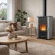 Vesikiertokamiina Velmora Fire ATS HYDRO harmaa, 33kW | Vesikiertokamiinat | Kamiinat / Valmistakat |
