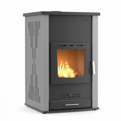 Vesikiertokamiina Velmora Fire ATS HYDRO harmaa, 33kW - Kamiinat / Valmistakat
