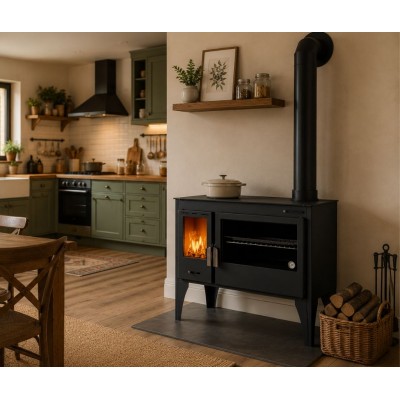Puuhella Velmora Fire ATS ΜΑSΙΝΑ PLUS 500, 11.2kW - Puuhellat
