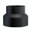 Savupiipun sovitin MK NERO, teräs, musta, Ø160-150, Paksuus 2mm
