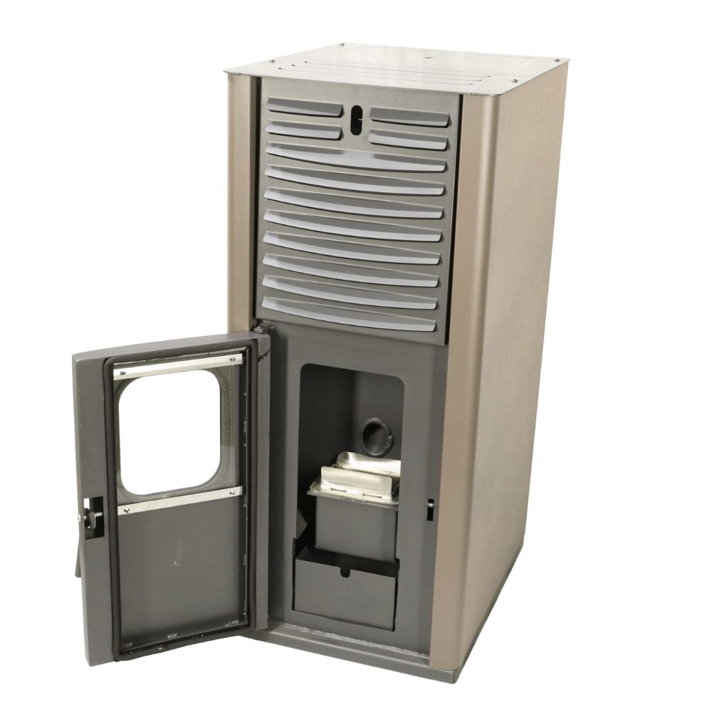 Vesikiertoinen pellettitakka Mytherm IOLI TSA 27 beige, tuulettimen kanssa, 29.5kW | Vesikiertoinen pellettitakat | Pellettitakat |