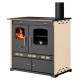 Puuhella Prometey Perfect Eco Lux oikealla savuhormilla, norsunluu, 7.5kW | Puuhellat |  |