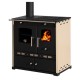 Puuhella Prometey Perfect Eco Lux vasemmalla savuhormilla, norsunluu, 7.5kW | Puuhellat |  |