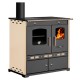 Puuhella Prometey Perfect Eco Lux vasemmalla savuhormilla, norsunluu, 7.5kW | Puuhellat |  |