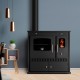 Puuhella Prometey Perfect Eco vasemmalla savuhormilla, 7kW |  |  |