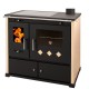 Puuhella Prometey Perfect Practik Lux keraaminen liesi, oikea savuhormi, norsunluu, 9.5kW | Puuhellat |  |