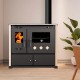 Puuhella Prometey Perfect Practik Lux keraaminen liesi, oikea savuhormi, norsunluu, 9.5kW | Puuhellat |  |