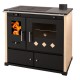 Puuhella Prometey Perfect Practik Lux, norsunluu, oikea savuhormi, 9.5kW | Puuhellat |  |