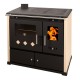 Puuhella Prometey Perfect Practik Lux, norsunluu, vasen savuhormi, 9.5kW | Puuhellat |  |