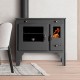 Puuhella Prometey Retro Eco vasemmalla savuhormilla, 7kW |  |  |