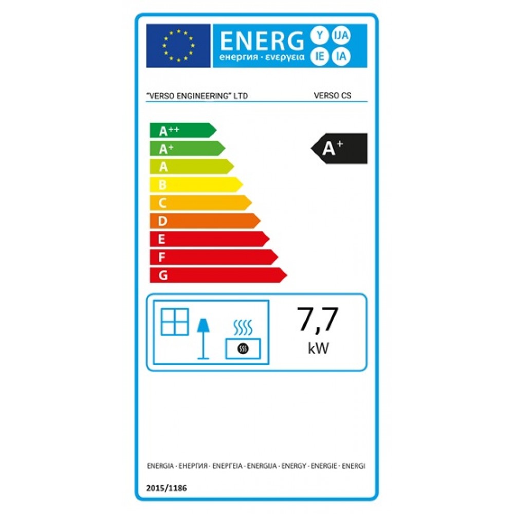 Puuhella Verso CS Lite, 7.7kW | Puuhellat |  |