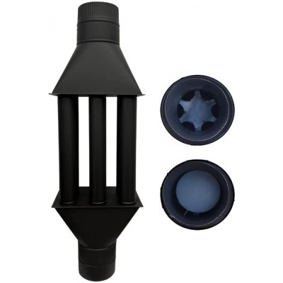 Puulämmitteisen takan savupiipun lämmönvaihdin Typhoon XL, halkaisija 150mm - Tuotevertailu