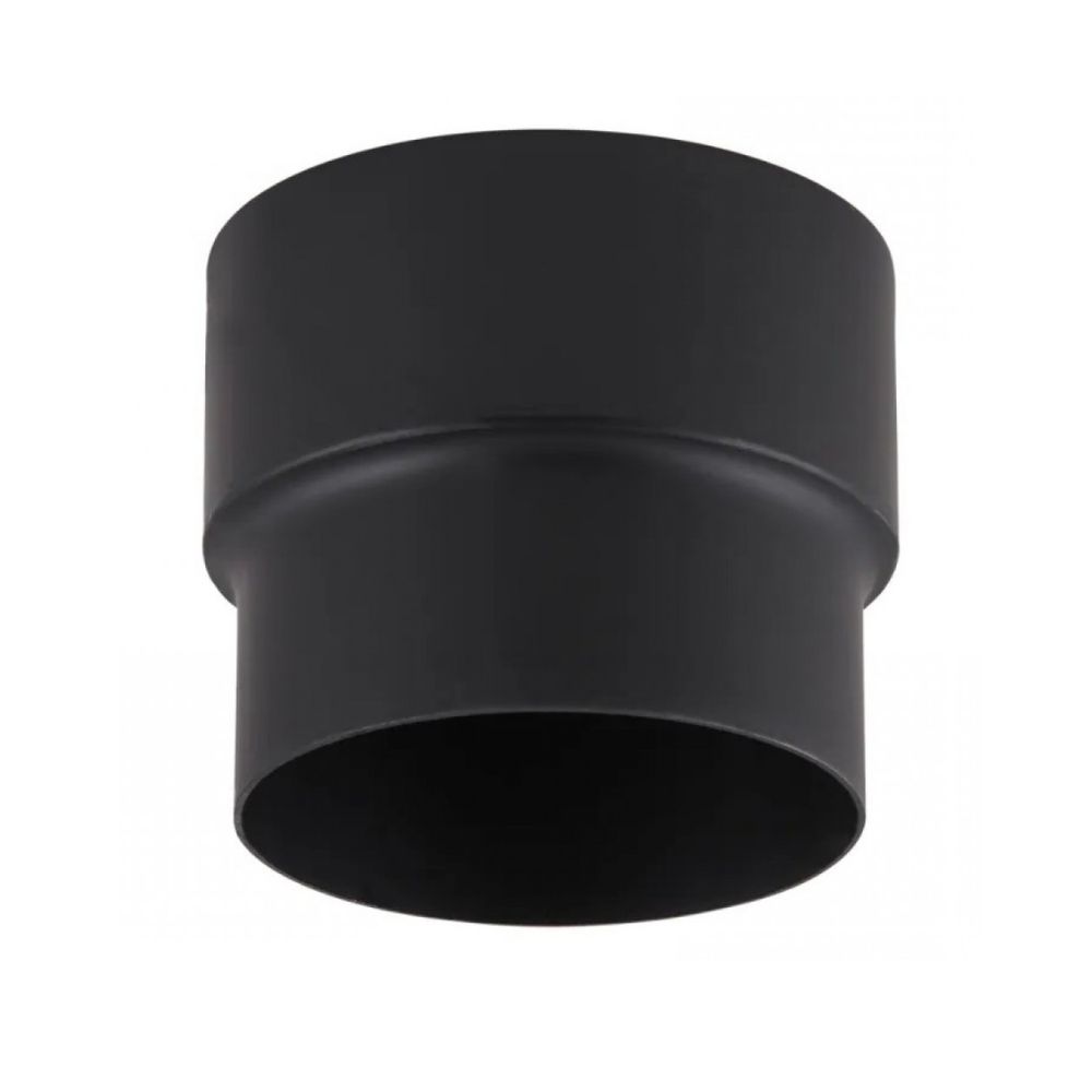 Savupiipun sovitin PARKANEX, teräs, musta, Ø120-130, Paksuus 2mm | Savupiipun putket | Savupiiput |