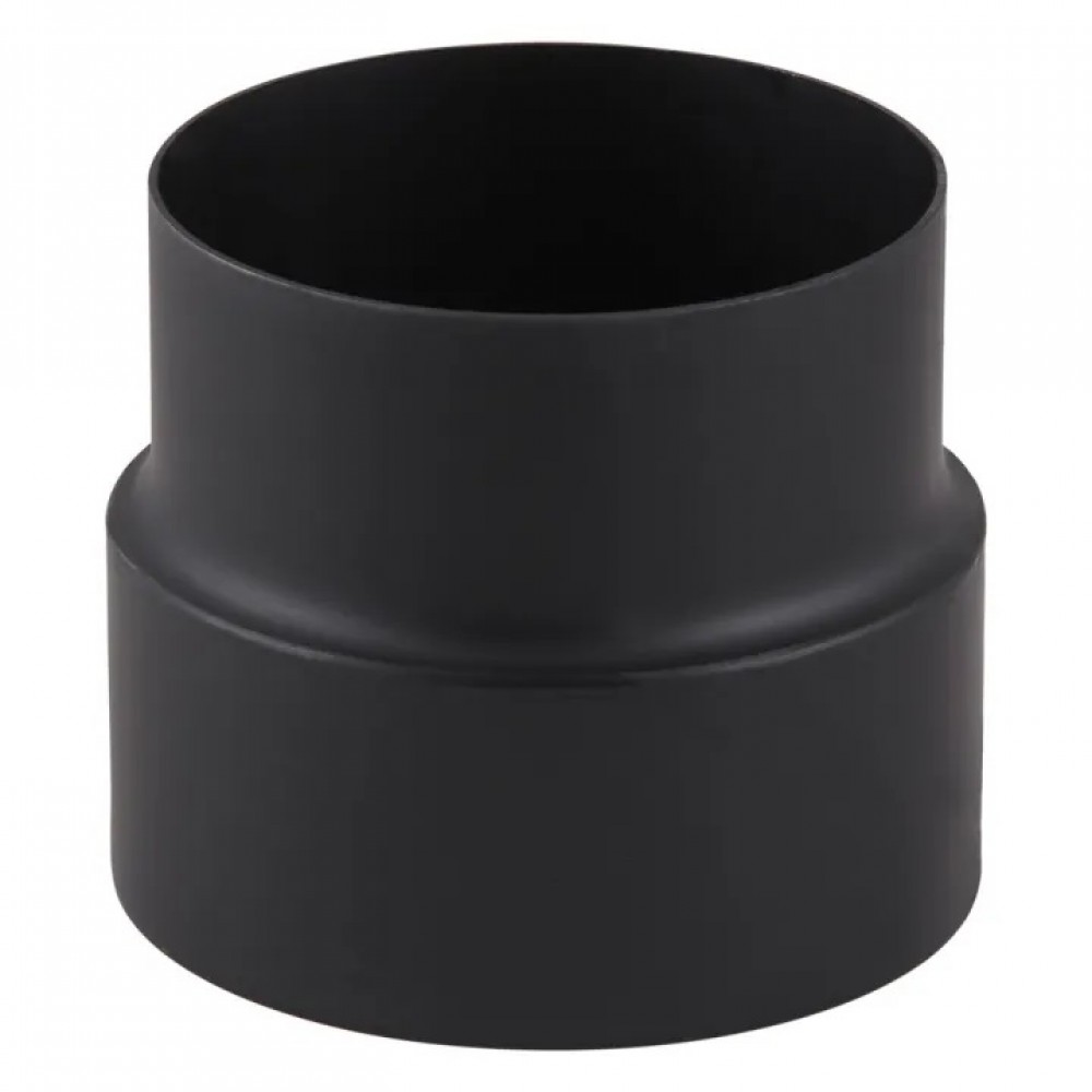 Savupiipun sovitin PARKANEX, teräs, musta, Ø160-150, Paksuus 2mm | Savupiipun putket | Savupiiput |