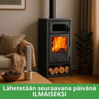Uunillinen kamiina Balkan Energy Troy, 7.8 kW - Kamiinat / Valmistakat