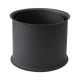 Kaksoissavupiippuruusuke PARKANEX, teräs, musta, 115 mm, Ø130, Paksuus 2mm | Savupiipun putket | Savupiiput |