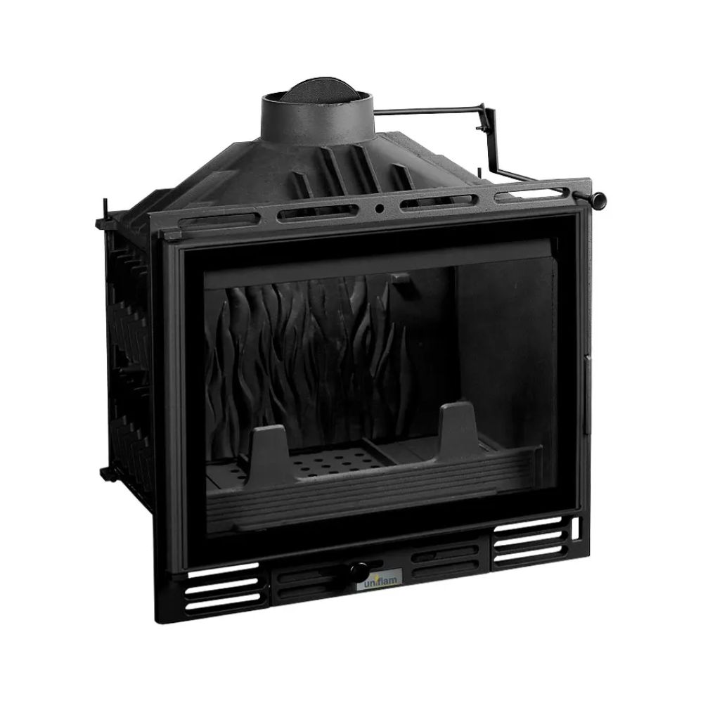 Takkasydän UNIFLAM 600 PLUS ECO savunventtiilillä, 8 kW | Takkasydämet | Takat |