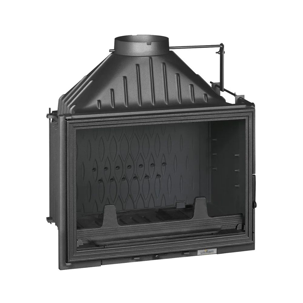 Takkasydän UNIFLAM 700 LUX ECO savunventtiilillä ja ulkoilmaliitännällä, 12 kW | Takkasydämet | Takat |