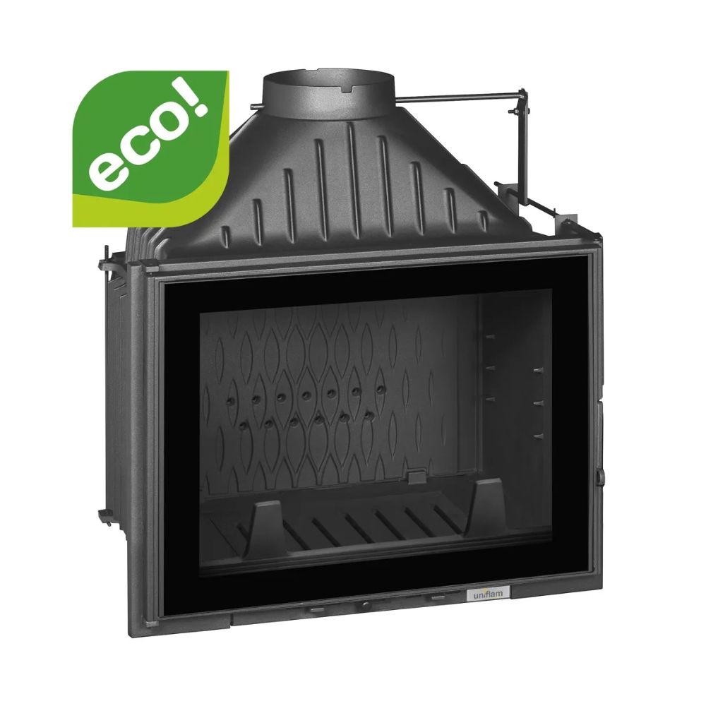 Takkasydän UNIFLAM 700 PLUS ECO savunventtiilillä, 12 kW | Takkasydämet | Takat |