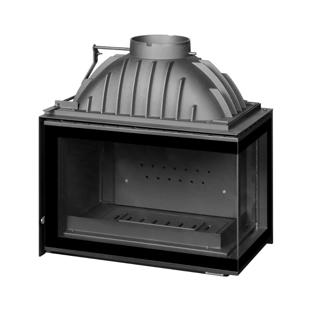 Takkasydän UNIFLAM 700 PLUS ECO savunventtiilillä, oikea puoli, 9 kW | Takkasydämet | Takat |