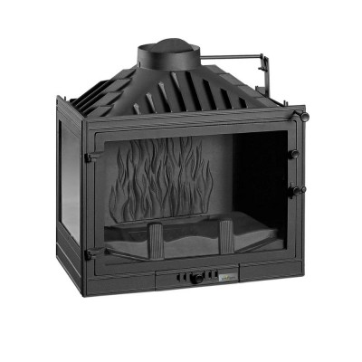 Takkasydän UNIFLAM 700 STANDARD savunventtiilillä, vasen puoli, 14 kW - Takat