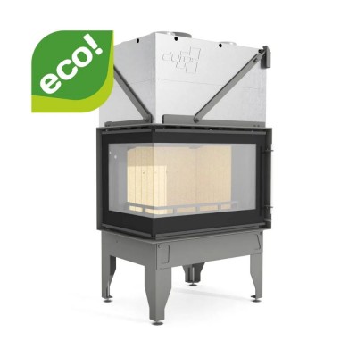 Takkasydän UNIFLAM 760 DURO ilmanjohtoineen ja ilmanotolla, vasen puoli, 10.8 kW - Takat