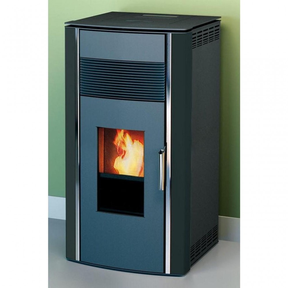 Pellettitakka Alfa Plam Luca, Musta, 8 kW | Ilmanvaihtavat pellettitakat | Pellettitakat |