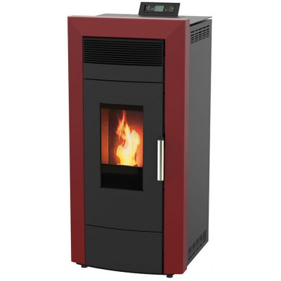 Vesikiertoinen pellettitakka Alfa Plam Commo, Bordeaux, 22.5 kW - Tuotevertailu