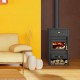 Vesikiertokamiina Prity K2 CP W13 valurautaisella yläosalla, 15 kW | Vesikiertokamiinat | Kamiinat / Valmistakat |