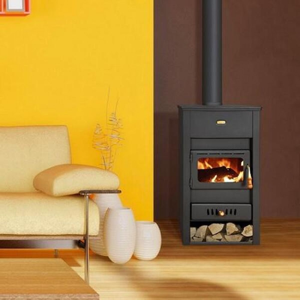 Kamiina Prity K2 CP valurautaisella yläosalla, 10,4 kW | Valurautakamiinat | Kamiinat / Valmistakat |