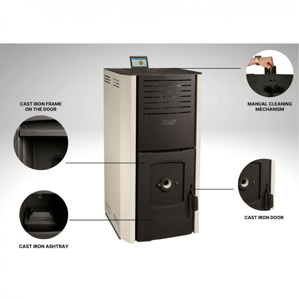 Pellettikattila Balkan Energy Sofia B, 25 kW | Pellettikattilat | Pelleti |