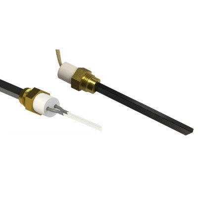 Pellettiuunien sytytin pellettitakkoihin Eco Spar, BURNiT, Adler, AMG, Ecoteck ja muut, kokonaispituus 126mm, 120W - 24V - Pellettitakan Sytyttimet