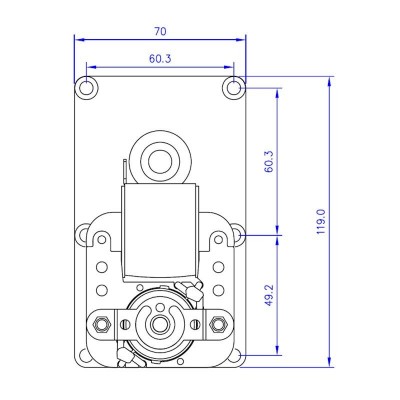 Vaihdemoottori Mellor FB1167, 3rpm pellettitamiina Clam, Ecoteck, Moretti Design, Ravelli ym. - Pellettitakan Vaihdemoottorit