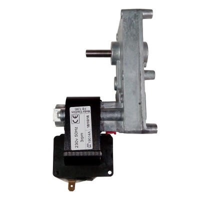 Vaihdemoottori Mellor FB1285, 3RPM pellettitamiina Clam ym - Pellettitakan Vaihdemoottorit