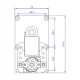 Vaihdemoottori Mellor FB1137, 4,75 rpm pellettitamiina Arce, Ecoteck, Emaflam, La Nordica, Ravelli ym. | Vaihdemoottorit | Pellettitakkaan osat |