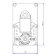 Vaihdemoottori Mellor FB1192, 1,26 rpm | Vaihdemoottorit | Pellettitakkaan osat |