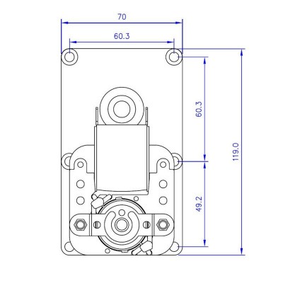 Vaihdemoottori Mellor FB1268, pellettitakoille  Karmek One, Eurostek ja muut, 1,5 rpm - Tuotevertailu