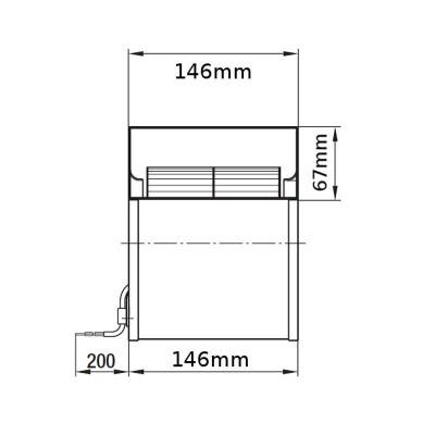 Keskipakopuhallin EBM pellettitamiinoihin Caminetti Montegrappa, Ecoteck, MCZ, Palazzetti, Ravelli, Royal ym, virtaus 265 m³/h - Tuotevertailu