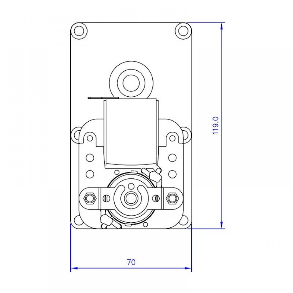 Vaihdemoottori Mellor FB1255, 4RPM pellettitamiina Eco Spar ym | Vaihdemoottorit | Pellettitakkaan osat |