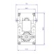 Holkkiakselinen vaihdemoottori Mellor KB1008 5RPM pellettitamiina Cadel, Deville, Eurofiamma, Eurostek, Italiana Camini, Karmek One, Zibro, Puros, Qlima, Italflame, Bestfire, TMC, MG ja muut | Vaihdemoottorit | Pellettitakkaan osat |