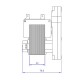 Holkkiakselinen vaihdemoottori Mellor KB1008 5RPM pellettitamiina Cadel, Deville, Eurofiamma, Eurostek, Italiana Camini, Karmek One, Zibro, Puros, Qlima, Italflame, Bestfire, TMC, MG ja muut | Vaihdemoottorit | Pellettitakkaan osat |