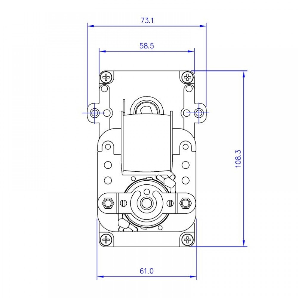 Holkkiakselivaihdemoottori Mellor KB1004, 5RPM pellettitamiina Karmek One, Eurostek ym. | Vaihdemoottorit | Pellettitakkaan osat |