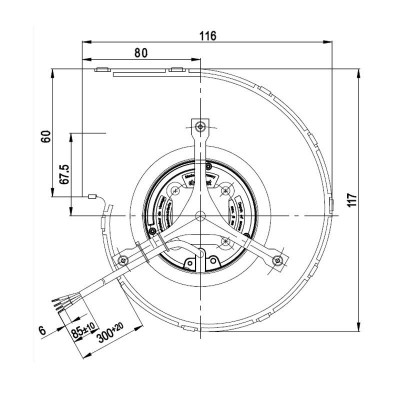Keskipakopuhallin EBM pellettitamiinoihin Anselmo Cola, Cadel, Deville, Edilkamin, Evacalor, Ferroli, MCZ, Moretti Design, La Nordica, Palazzetti, Sicalor ym, virtaus 390 m³/h - Tuotevertailu