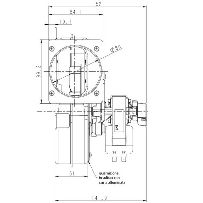 Savunpoistopuhallin LN2 Natalini pellettitamiinoihin Eco Spar, AMG, Cadel, Arce, Calecosol, Caminetti Montegrappa, Euroalpi, Moretti Design, Sideros, Deville, Ecoteck, Edilkamin, Emaflam, La Nordica, MCZ, Palazzetti, Palladio, Piazzetta, Qlima, Ravelli, Maksimi ilmavirta 160 m³/h - Tuotevertailu