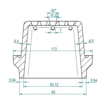 Valurauta pellettitakan polttokori, 113 x 93mm - Pellettitakan Polttokori