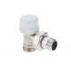 Patteriventtiili kulmaliitin ICMA 770 termostaattipäälle (M28x1.5), sovittimelle ICMA 90/100 (M24x1.5) | Asennus | Patterit |