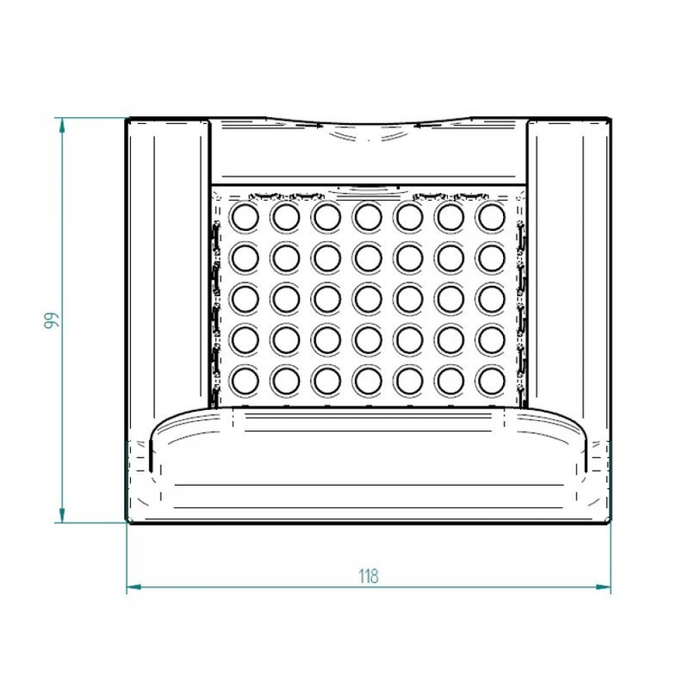 Valurauta pellettitakan polttokori, 118 x 99mm | Palotilan | Pellettitakan varaosat |
