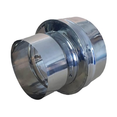 Savuhormin sovitin, ruostumaton teräs AISI 304, Ф80-130 - Ф300-350 - Savuhormin sovittimet