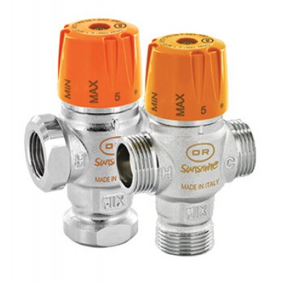 Adjustable thermostatic mixing valve, Solar model - Tuotevertailu