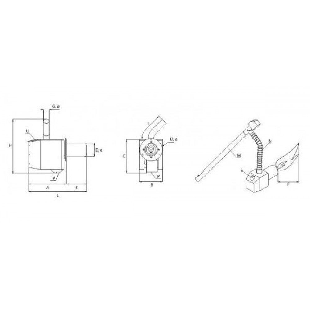 Pellettipoltin BURNiT Pell 90, 30-90kW | Pellettipolttimet | Pelleti |